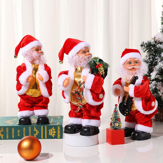 Electric Santa Claus decoration doll
