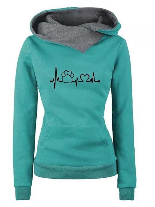 Winter Hoodies for Women Pattern Embroidery - Riff Stocks